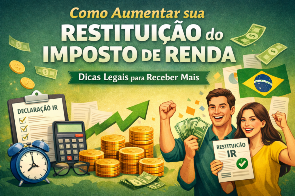 Como aumentar restituição imposto de renda 2026 com dicas legais e estratégias para receber mais dinheiro