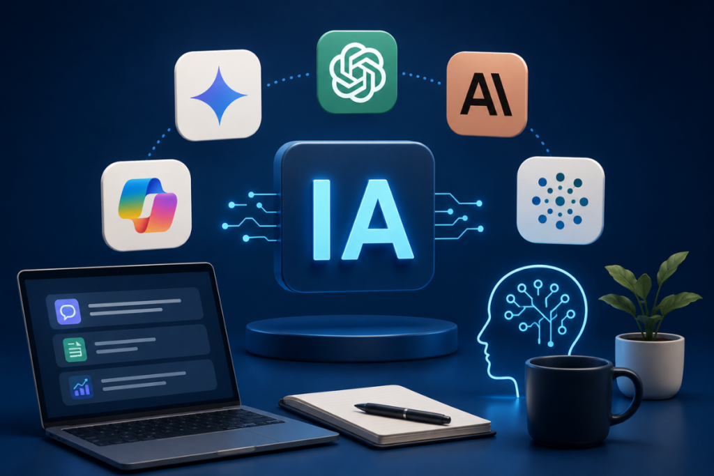 Ferramentas de IA gratuitas para estudar, trabalhar, criar conteúdo e aumentar a produtividade.