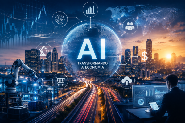 Como a inteligência artificial está transformando a economia, empresas, produtividade e diferentes setores