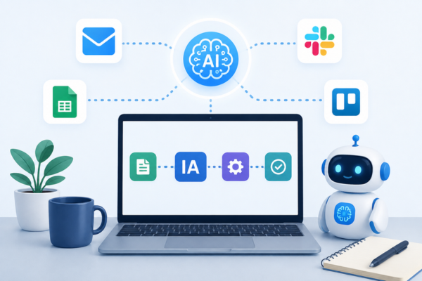 Como usar IA para automatizar tarefas e criar fluxos de trabalho