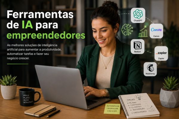 Ferramentas de IA para Empreendedores para administrar e desenvolver seu negócio